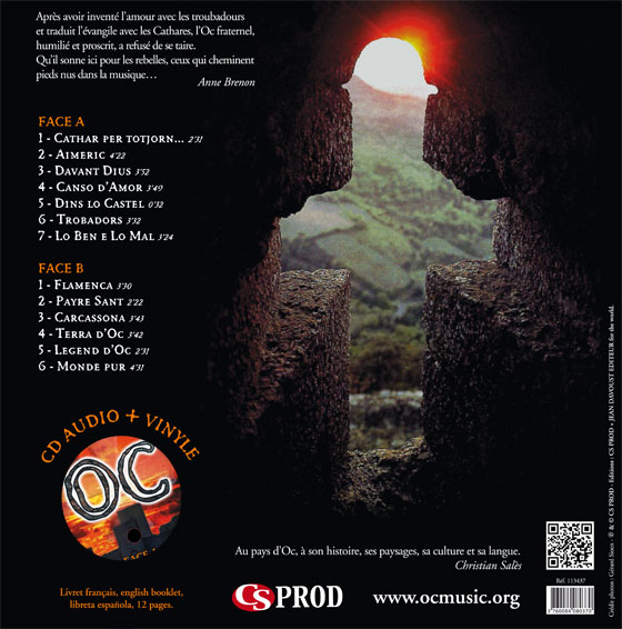 Album OC Disque d'Or (CD + Vinyle) - Groupe OC